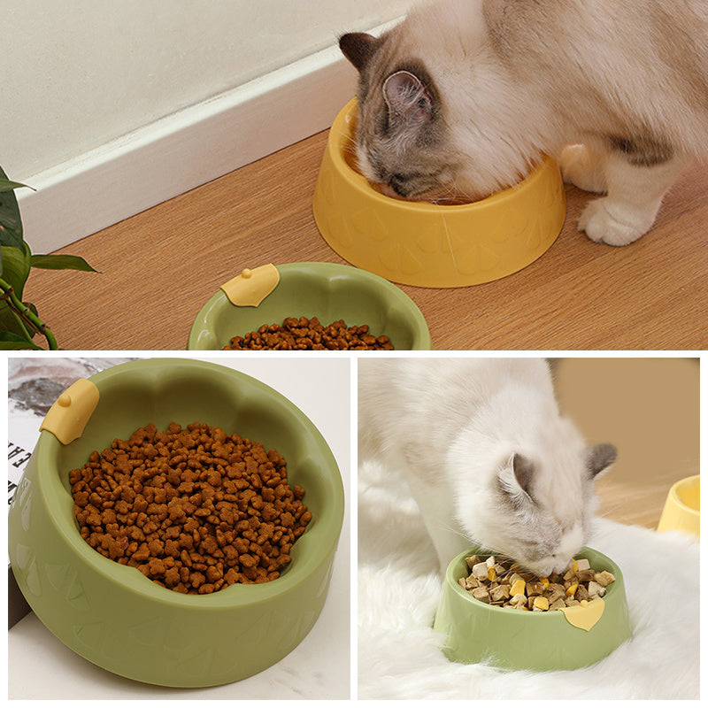 Plastic Pet Bowl Dish Indoor Pet Double Bowl