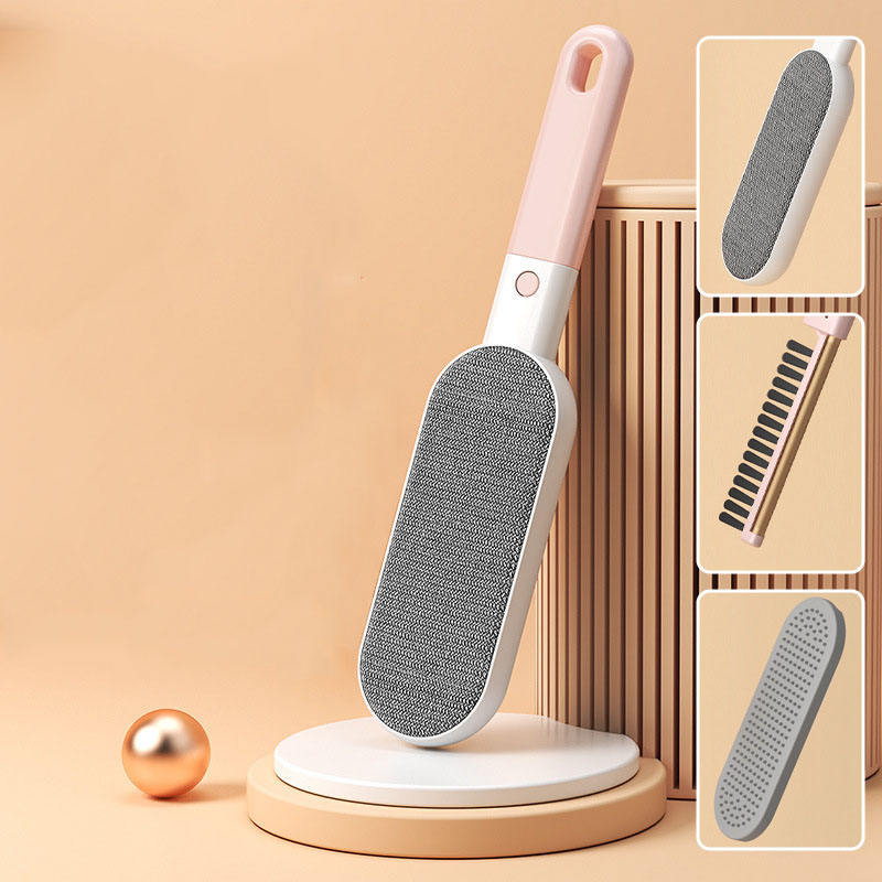 Double-Sided Clothing  Dust Hair Removal Brush