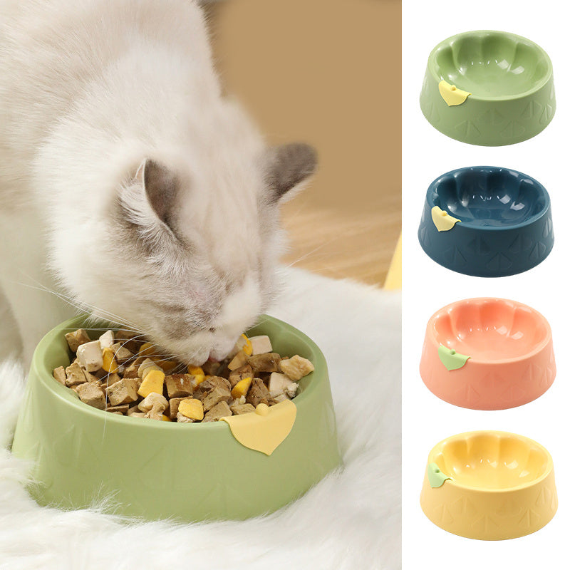 Plastic Pet Bowl Dish Indoor Pet Double Bowl