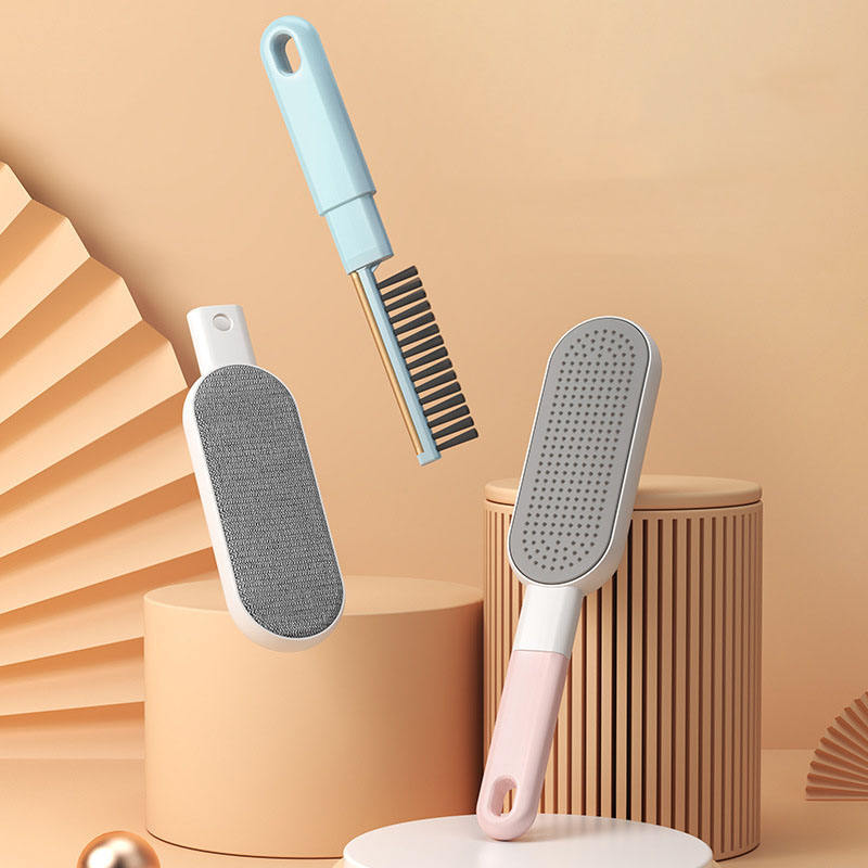 Double-Sided Clothing  Dust Hair Removal Brush