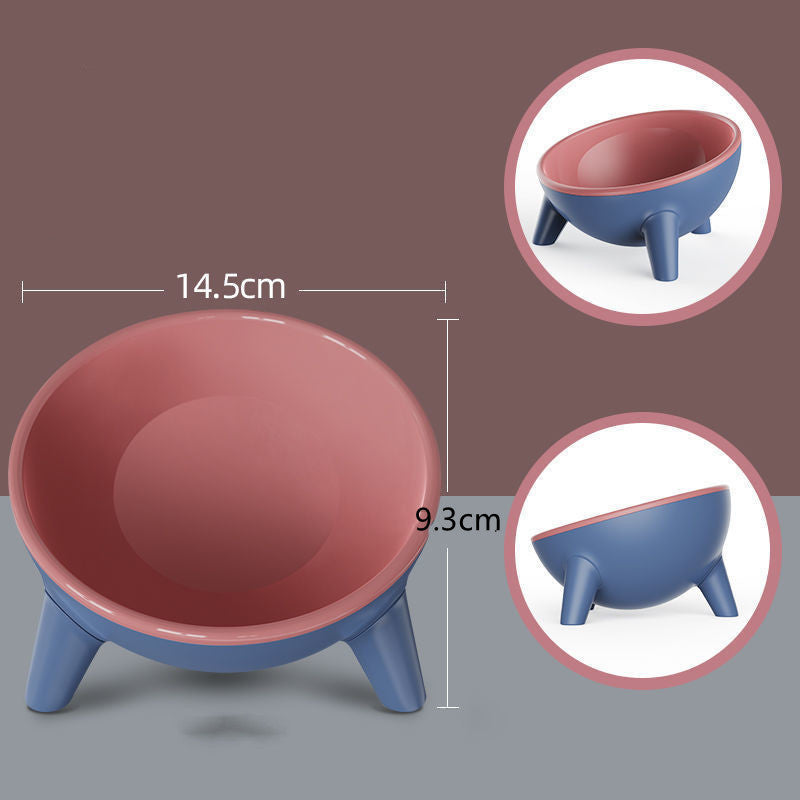 Cat Dog Bowl With Stand Pet