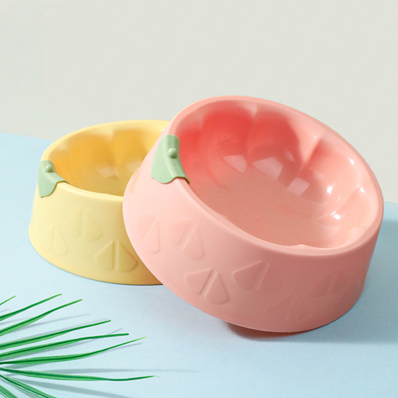 Plastic Pet Bowl Dish Indoor Pet Double Bowl